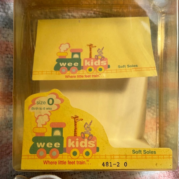 Vintage Wee Kids Baby Shoes Size 0 - Picture 11 of 13